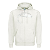 Oatmeal Heather yo tengo la Zipper Hoodie - lanVoArt