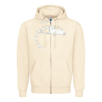 Sandshell yo tengo la Zipper Hoodie - lanVoArt