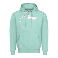 Seafoam yo tengo la Zipper Hoodie - lanVoArt