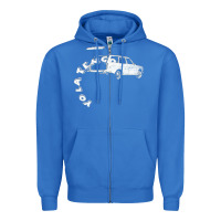 True Royal yo tengo la Zipper Hoodie - lanVoArt