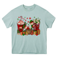 Arona Elf Coffee Cups Christmas Heavy Core Tee - BundleAndBundleShop