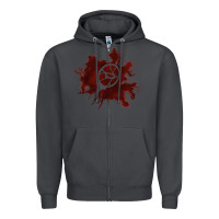Smoke mark of the malkavian Zipper Hoodie - lanVoArt