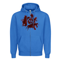 True Royal mark of the malkavian Zipper Hoodie - lanVoArt