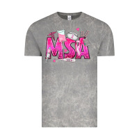 Cloud Rock breast cancer msa medical support assistant Vintage Tee - texasbilliewilder