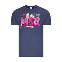 Vintage Denim breast cancer msa medical support assistant Vintage Tee - texasbilliewilder