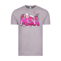 Vintage Zinc breast cancer msa medical support assistant Vintage Tee - texasbilliewilder