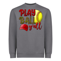 Storm Play Ball Y'all Softball Heavyweight Sweatshirt - BundleAndBundleShop