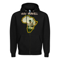 Black hugh mundell 'africa must be free by 1983' Zipper Hoodie - lanVoArt