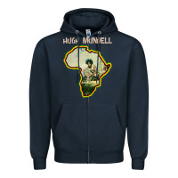 Navy hugh mundell 'africa must be free by 1983' Zipper Hoodie - lanVoArt