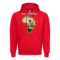 Red hugh mundell 'africa must be free by 1983' Zipper Hoodie - lanVoArt
