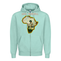 Seafoam hugh mundell 'africa must be free by 1983' Zipper Hoodie - lanVoArt