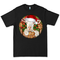 Black Baby Cashmere Goat Christmas Premium Tee - LillyAllenDesigns