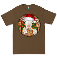 Cacao Baby Cashmere Goat Christmas Premium Tee - LillyAllenDesigns
