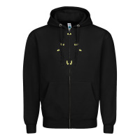 Black haunted mansion wallpaper Zipper Hoodie - lanVoArt