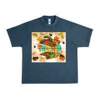 Midnight Navy fall teacher pumpkin Urban Heavy Tee - TumblerDesignByShophia