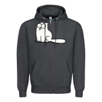Smoke simon's cat 1 Zipper Hoodie - lanVoArt