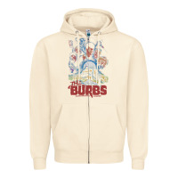 Sandshell the burbs Zipper Hoodie - lanVoArt