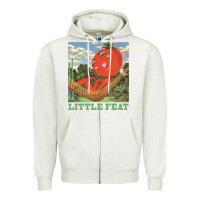 Oatmeal Heather waiting for columbus little feat music Zipper Hoodie - lanVoArt
