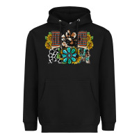 Black dog mom western Heavyweight Hoodie - RacoonDesign