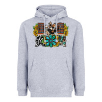 Heather Grey dog mom western Heavyweight Hoodie - RacoonDesign