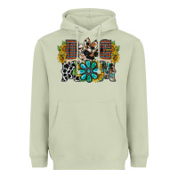 Matcha dog mom western Heavyweight Hoodie - RacoonDesign