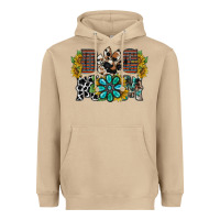 Mushroom dog mom western Heavyweight Hoodie - RacoonDesign