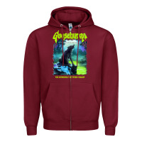 Burgundy r.l. stine goosebumps nightmare halloween werewolf fever swamp essenti Zipper Hoodie - lanVoArt