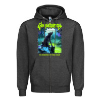Charcoal Heather r.l. stine goosebumps nightmare halloween werewolf fever swamp essenti Zipper Hoodie - lanVoArt