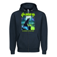 Navy r.l. stine goosebumps nightmare halloween werewolf fever swamp essenti Zipper Hoodie - lanVoArt