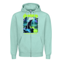 Seafoam r.l. stine goosebumps nightmare halloween werewolf fever swamp essenti Zipper Hoodie - lanVoArt