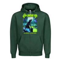 Sports Green r.l. stine goosebumps nightmare halloween werewolf fever swamp essenti Zipper Hoodie - lanVoArt