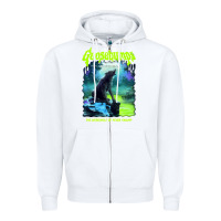 White r.l. stine goosebumps nightmare halloween werewolf fever swamp essenti Zipper Hoodie - lanVoArt