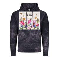 Cloud Black be kind wildflower Vintage Hoodie - TumblerDesignByShophia