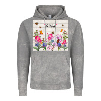 Cloud Rock be kind wildflower Vintage Hoodie - TumblerDesignByShophia