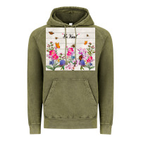 Vintage Olive be kind wildflower Vintage Hoodie - TumblerDesignByShophia
