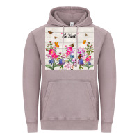 Vintage Zinc be kind wildflower Vintage Hoodie - TumblerDesignByShophia