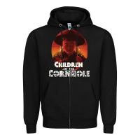 Black children of the corn halloween cornhole the kids' spooky horror movie Zipper Hoodie - lanVoArt