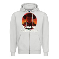 Dove Grey children of the corn halloween cornhole the kids' spooky horror movie Zipper Hoodie - lanVoArt