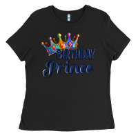 Black birthday prince Ladies Tee - Artiststas