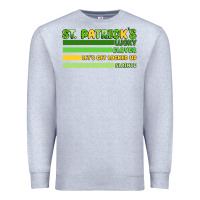 Heather Grey st. patrick's lucky clover  artiststas Premium Sweatshirt - Artiststas
