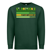 Sports Green st. patrick's lucky clover  artiststas Premium Sweatshirt - Artiststas