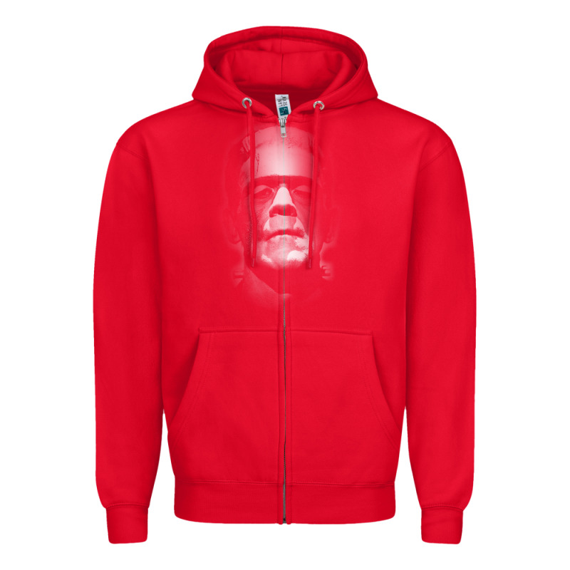 Frankenstein Monster Boris Karloff Face Zipper Hoodie by lanVoArt | Teevron