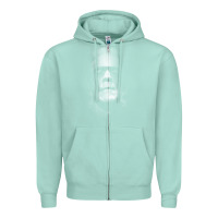 Seafoam frankenstein monster boris karloff face Zipper Hoodie - lanVoArt
