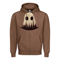 Chestnut forrest ghost Zipper Hoodie - lanVoArt