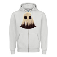 Dove Grey forrest ghost Zipper Hoodie - lanVoArt