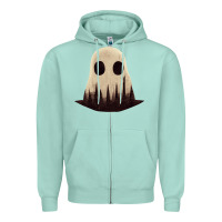 Seafoam forrest ghost Zipper Hoodie - lanVoArt
