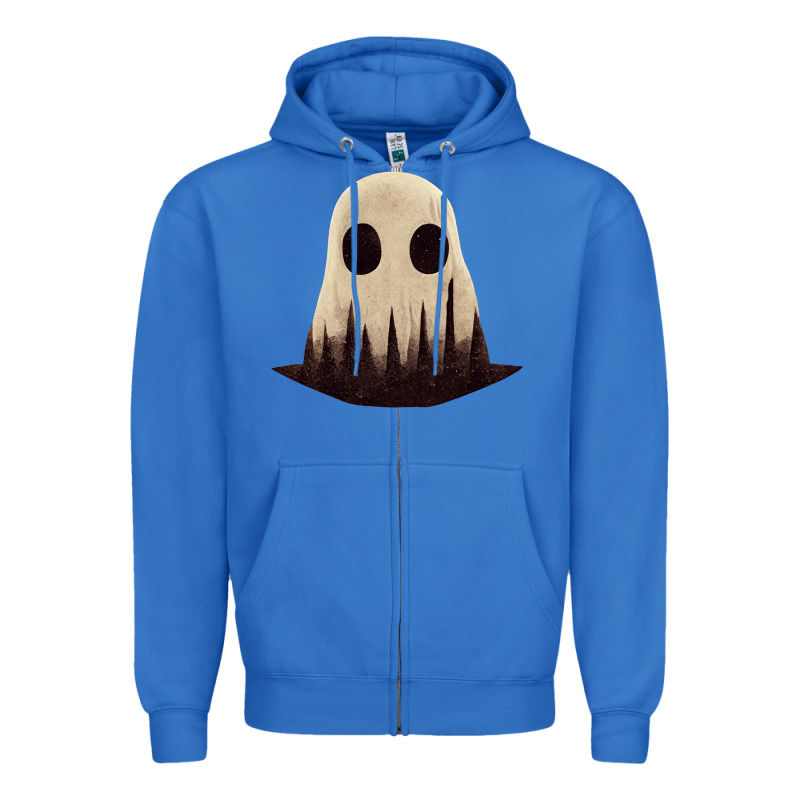 Forrest Ghost Zipper Hoodie by lanVoArt | Teevron