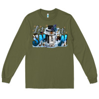 Army Green let it snow Long Sleeve Tee - CowGirlArtShop