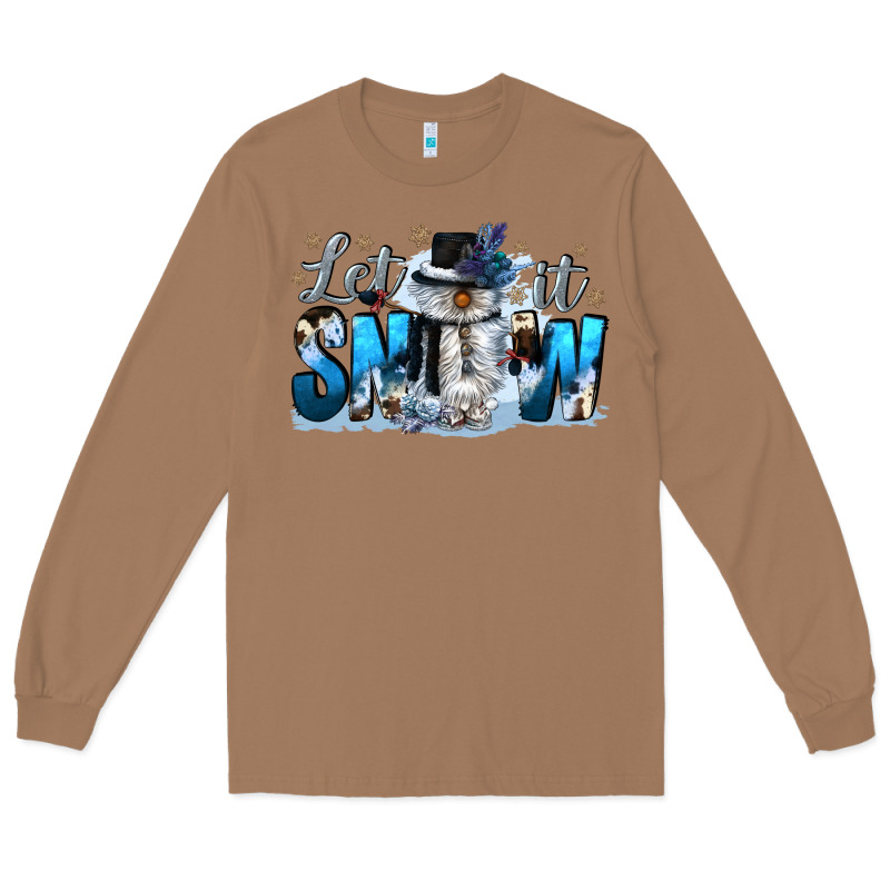 Let It Snow Long Sleeve Tee by CowGirlArtShop | Teevron