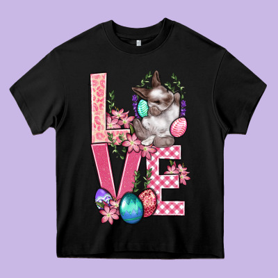 Love Easter Heavy Core Tee Designed By Bundleandbundleshop